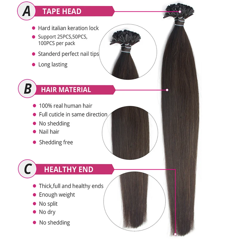 LuxyBeauty 1 г/шт. 50/75 шт. 1"-22" ногтей Человеческие волосы Remy для наращивания, Горячее наращивание волос для наращивания прямые машины сделаны кератиновые человеческие волосы 8 расцветок