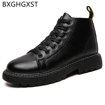 

Black Boots Men Brand Coiffeur Leather Shoes Men Fashion Luxury Brand Motorcycle Boots Ankle Boots Men 2020 Zapatos De Hombre