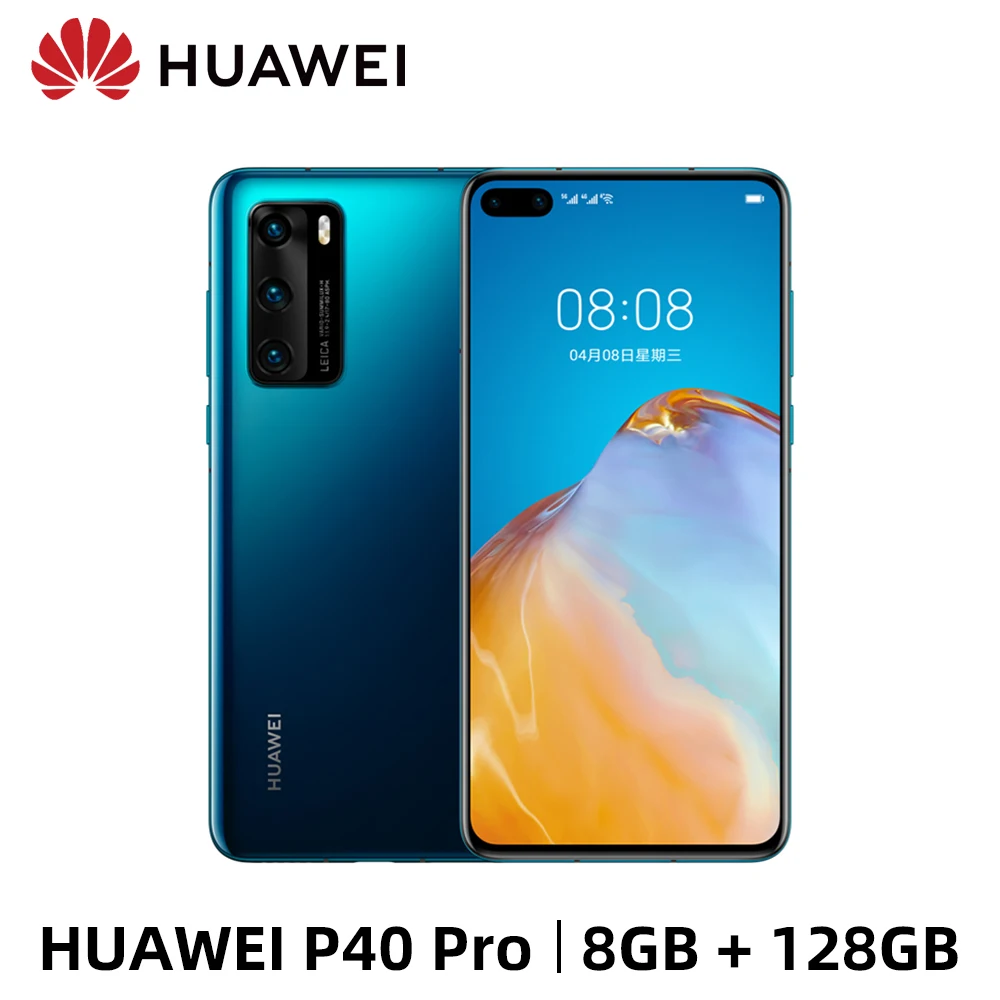 HUAWEI P40 Pro смартфон | 50MP Leica Supersensing камера 8 ГБ + 256 Гб Kirin 990 5G l [EU] Версия Мобильные