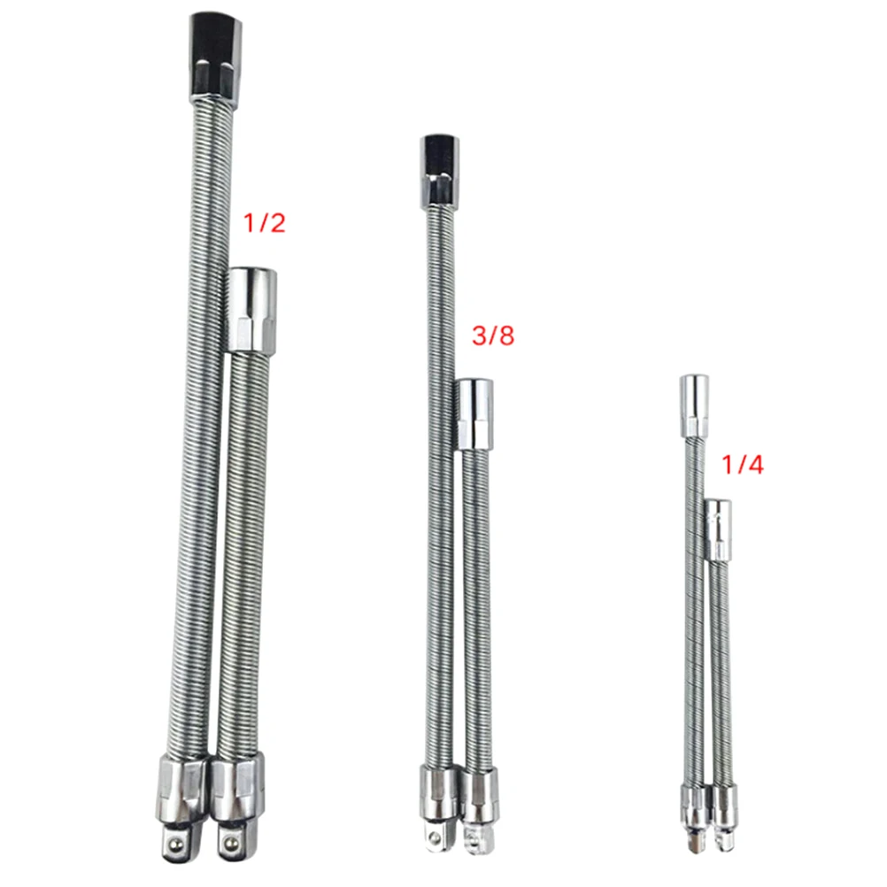 Metal Linear Flexible Shaft Crankshaft Drill Connecting Link for Electric drill Universal 1/4