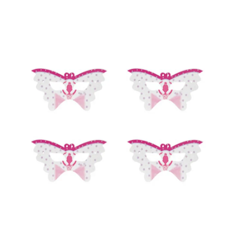 Mask 6pcs Новые балетные темы бумажные подносы для десерта одноразовые стаканчики столовые Свадебные украшения день рождения ребенок розовый девушка серии поставки - Цвет: Mask 6pcs