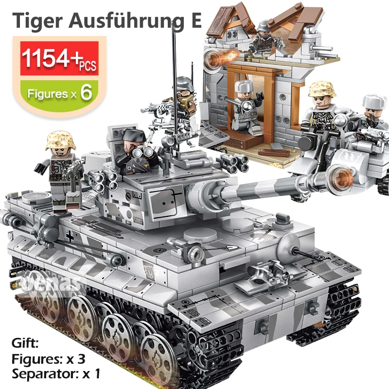 Tanie Bitwa wojskowa Loepard 2 II typ 99 T90 T34 główny czołg Model DIY kompatybilny Legoed montaż klocki budowlane dla dzieci zabawki prezent