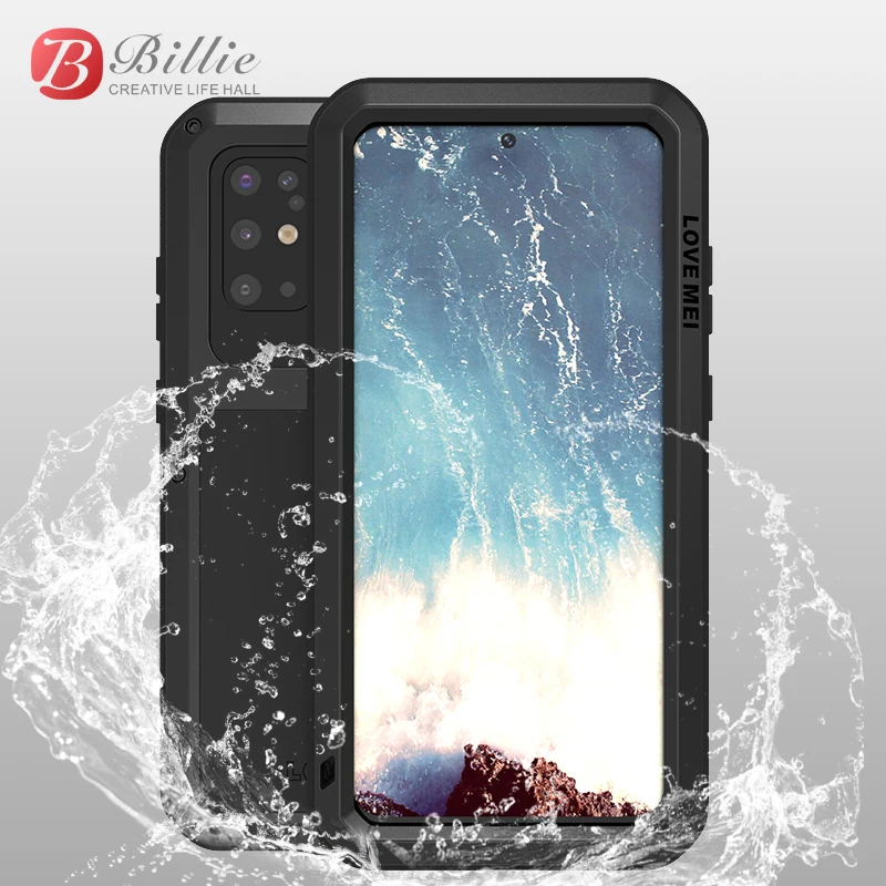 

Чехол-накладка для Samsung Galaxy S20 Plus, металлический, водостойкий