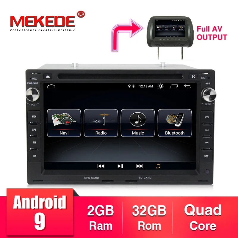 Android 9 сенсорный экран 2din 7 дюймов стерео dvd gps Navi авторадио для Volkswagen VW Passat/JETTA/Bora/Polo/GOLF CHICO/SHARAN