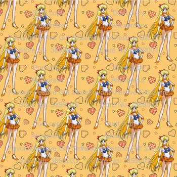 

Cartoon Sailor Moon Anime Cosplay Magic Wand Prop Accessories Women Kids Bedding home textile for Baby Sweing Cloth fabric