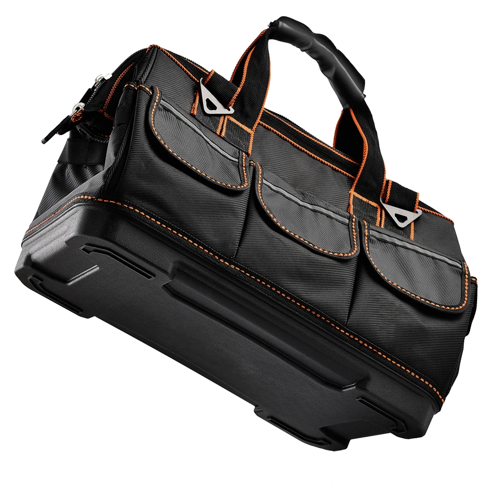 

17" Tool Bag Waterproof Tools Bag Electrician Tool Organizer Oxford Cloth Toolkit For Tools