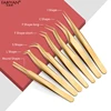 Eyelashes Tweezers Stainless Steel For Lashes Extension Makeup Tools Nail Art Accessories Rhinestone Picker Tools 3
