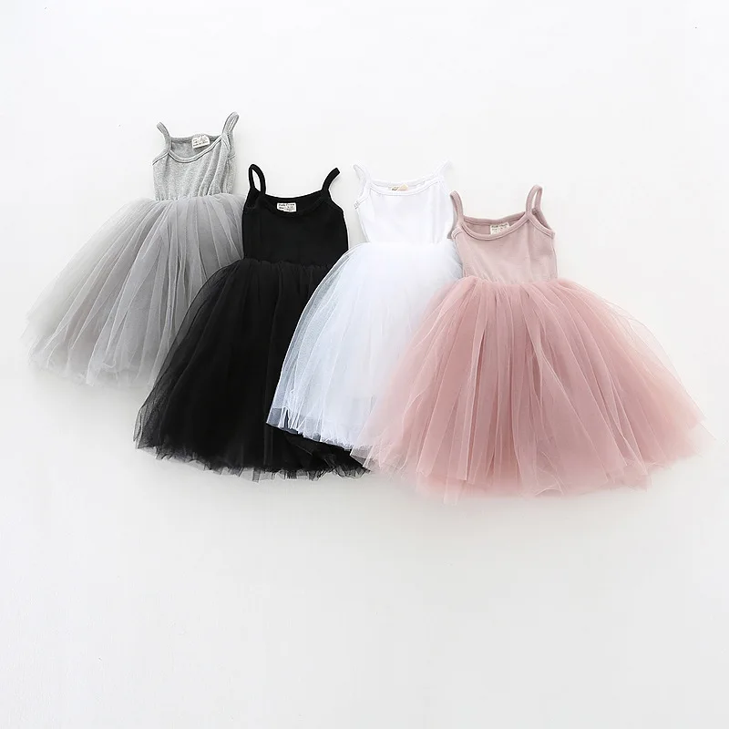 A-line Kids Dresses For Girls Clothing Solid Sling Teenager Casual Children Girl Dress Holiday Vestido Infantil 6 7 8 Years