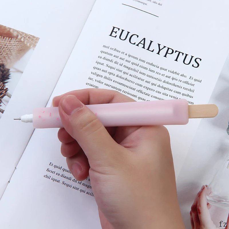 96 шт Popsicle гелевые ручки 0,5 мм ручка с черными чернилами обычные ручки для девочек школьные офисные принадлежности для письма