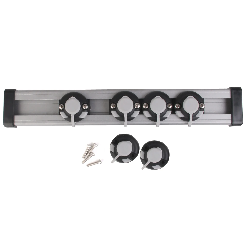 

20" Aluminum Adjustable Fishing Rod Holder Kayak Canoe Boat Mounting Track