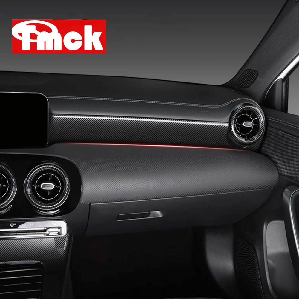 

Car Central Control Instrument Air Outlet Panel Trim Protective Covers For Mercedes Benz A Class W177 AMG A180 A200 A250 2019+