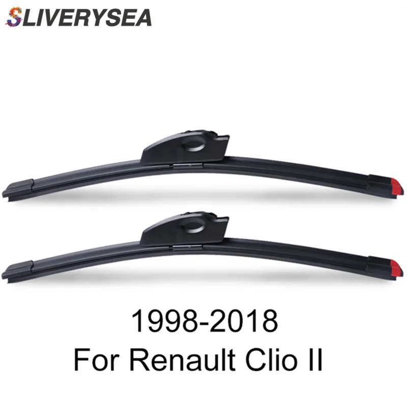 SLIVERYSEA сменная щетка стеклоочистителя для Renault Clio II 1998- силиконовая резина, стеклоочиститель, автомобильные аксессуары