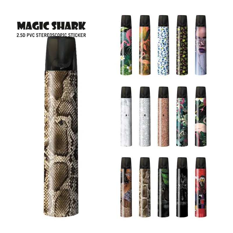 

Magic Shark 2.5D Game of Thrones Flamingo Snake Tiger Vape Sticker Film Kit Pod Case Cover for Relx 3463-3484