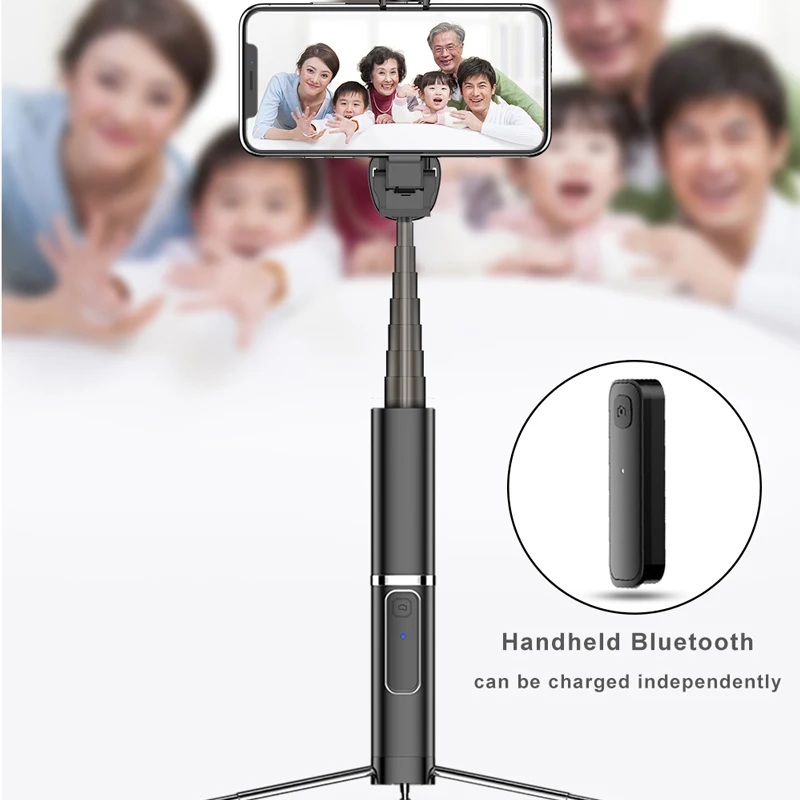 

Bluetooth Selfie Stick for Smartphone Adjustable Monopod Selfie Stick Tripod for iPhone Samsung stick Stand Pod Tripe Mount Clip