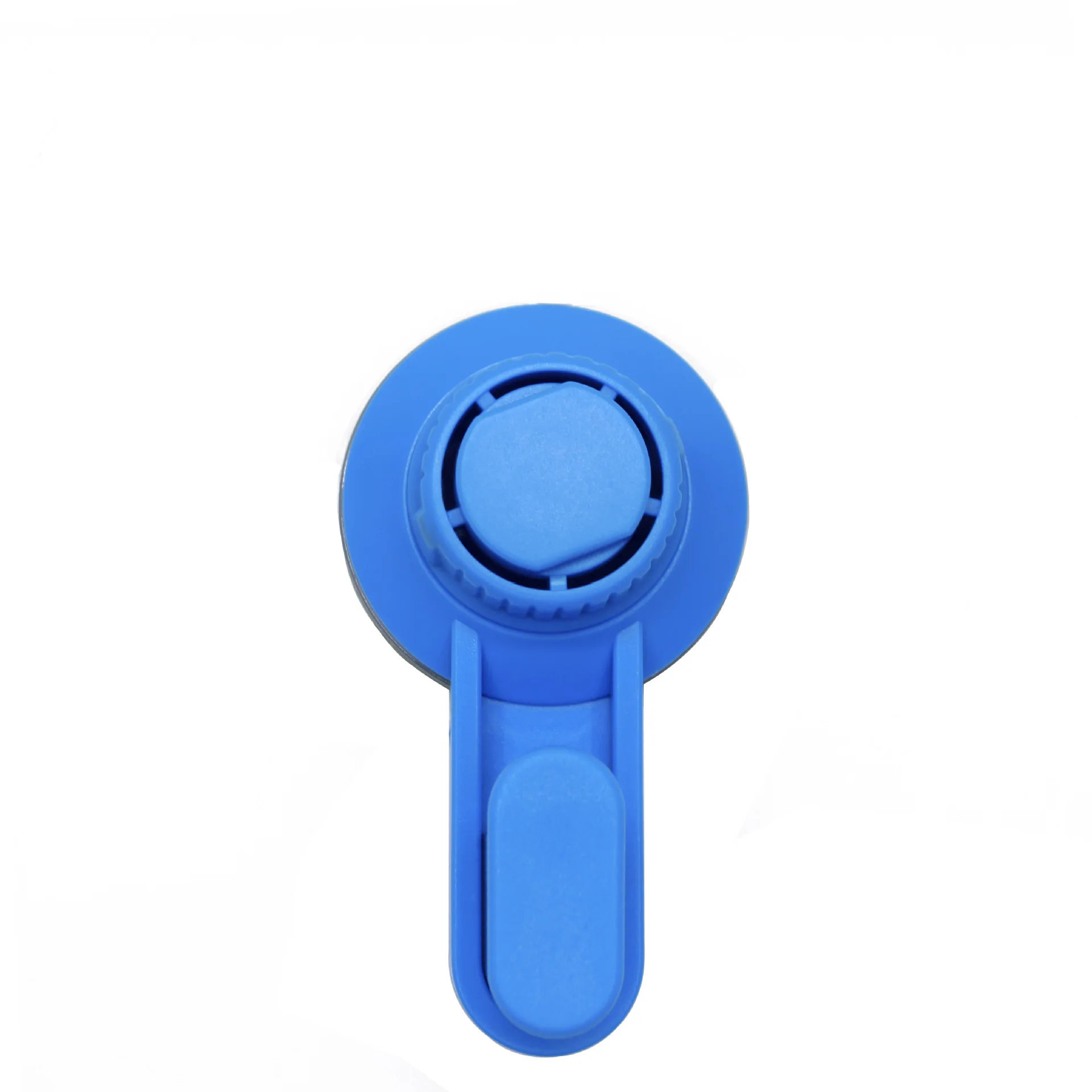 KLX Quality Vacuum Sucker hook Punch free Bathroom towel hook shelf Kitchen hanging hooks home wall storage Give magic sticker - Цвет: Синий