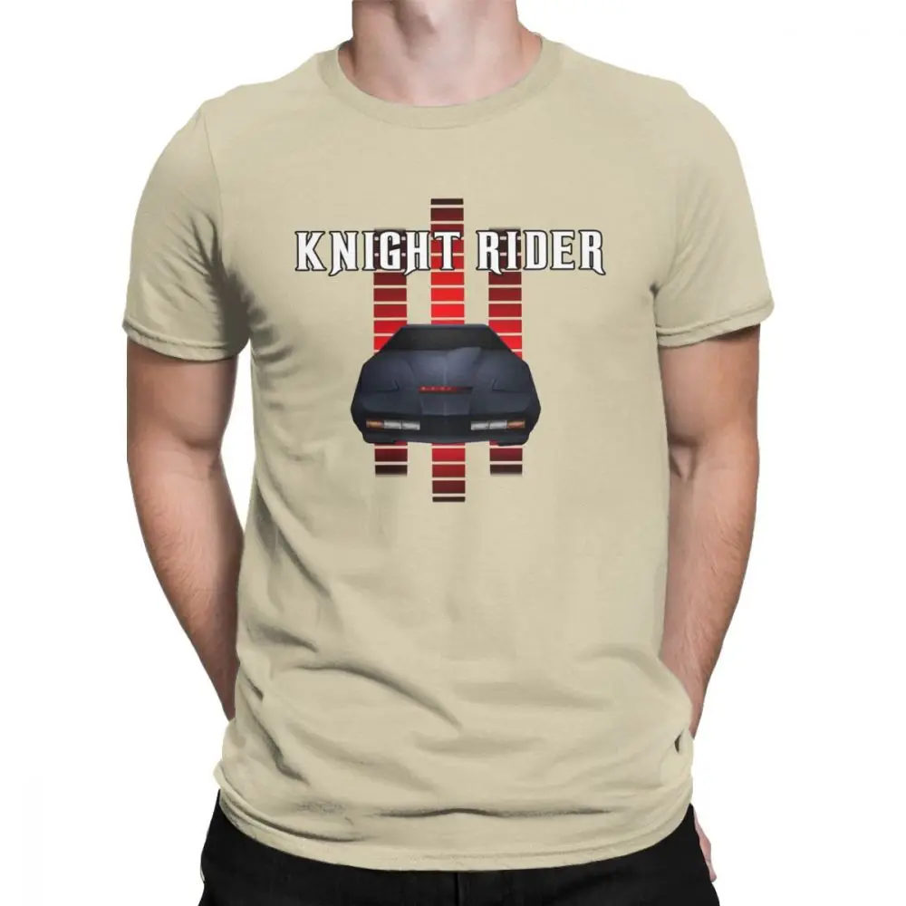 Style3 K.I.T.T. T-Shirt Uomo – Michael Knight 2000 Black Rider – Maglia In Puro Cotone, Stampa Vintage, Taglia M