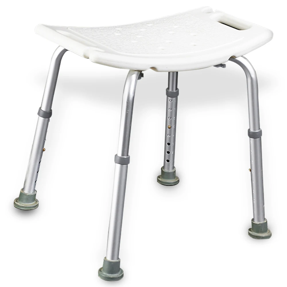 

Safe Bathroom Shower Bench Seat Adjustable Height Medical Shower Tub Stool Lightweight Anti-Slip Shower Chair For Elderly