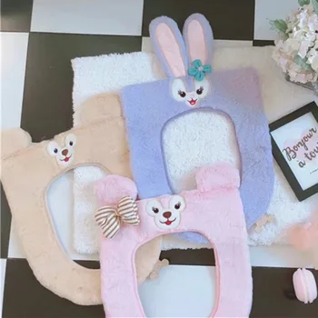 

New Duffy Bear Shelliemay Stellalou Rabbit Plush toys Soft Stuffed Animals doll Toilet seat Warm Gift For Children Women Girls