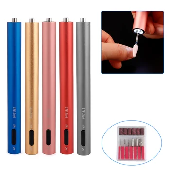 

Electric Portable Manicure Machine Set Led Mini Nail Drill Pen Bits Cutter for Removing Gel Varnish Nail Pedicure Grinding Tools