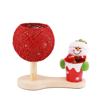 

Shape Creative Essential Oil Lamp Gift Decoration Table Lamp Bedroom Bedside Night Light Christmas Aromatherapy Lamp with EU Plu