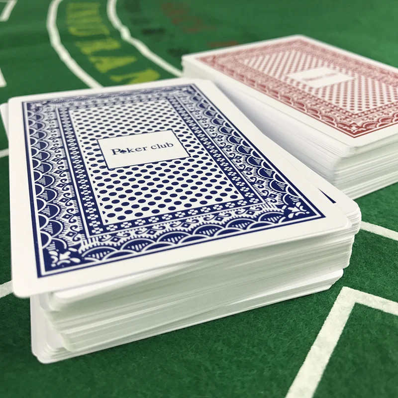 Plastic Playing Cards 1Pcs/set Waterproof Plastic Playing Cards Baccarat Texas Hold'em PVC Poker Club Cards Board Games 2.48*3.46 Inch Card Game