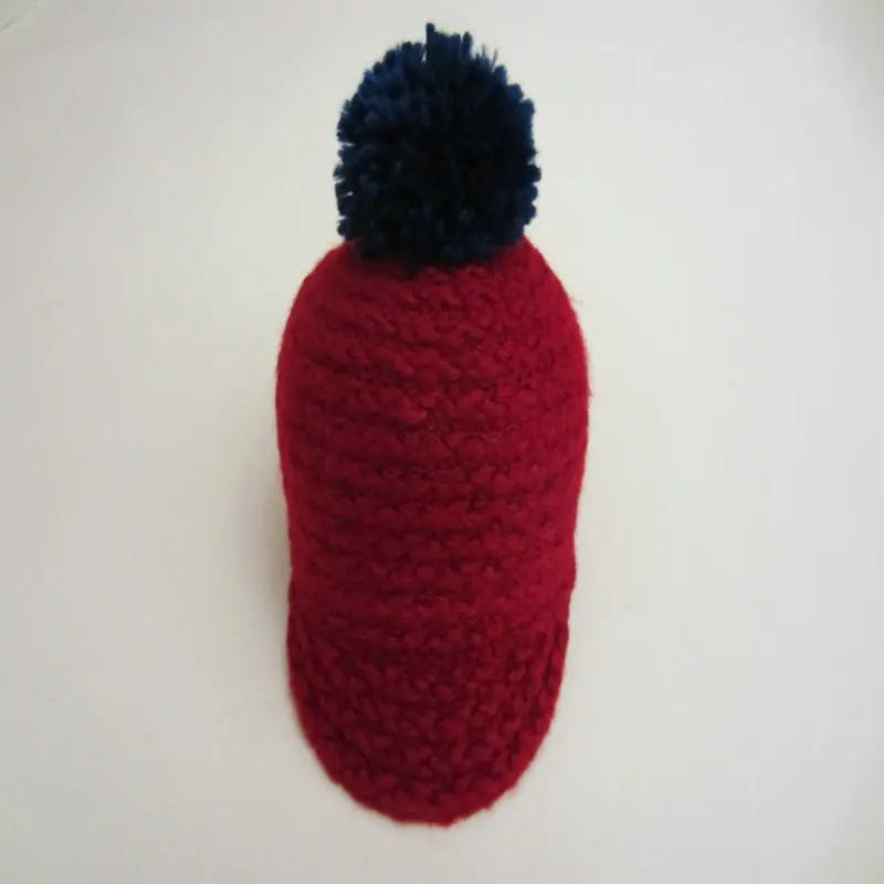 Fashion woolen top ball children's knight hat children's autumn and winter hat children's hat
