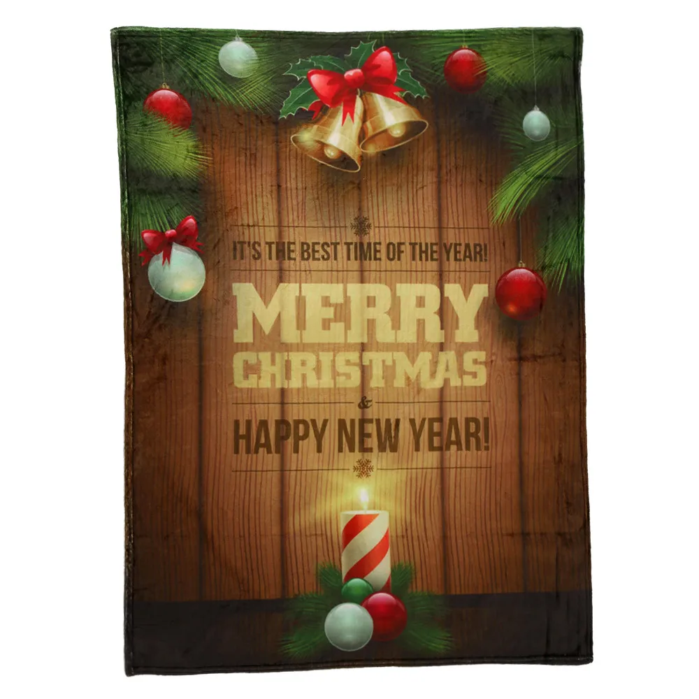 OUNEED Merry Christmas одеяла из фланелевой ткани диван кровать одеяло 70x100 см супер мягкий теплый снеговик шаблон Одеяло Обложка#45