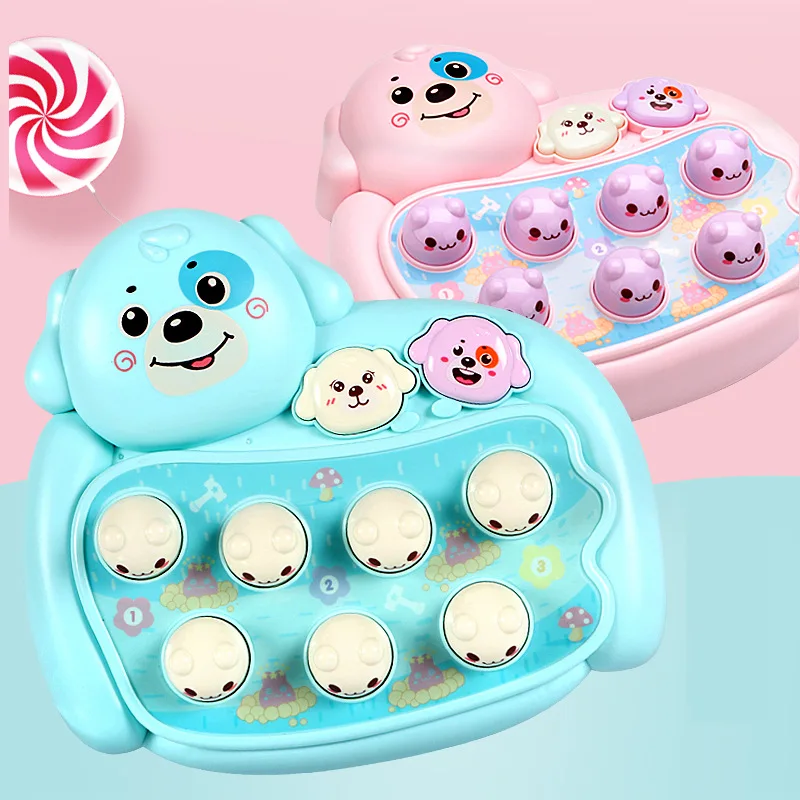 

Children Play Hamster Toy Music Game Console Light Included Light Multi-functional Female Baby Boy Educational 2-3-6-Year-Old