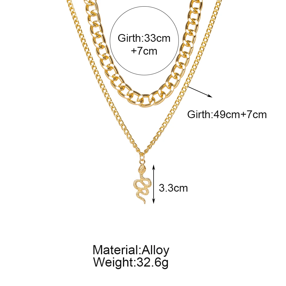 2021 Thin Snake Chain Necklace For Women Fashion Collar Gold Choker Necklaces Party Accessories Minimalist Jewelry