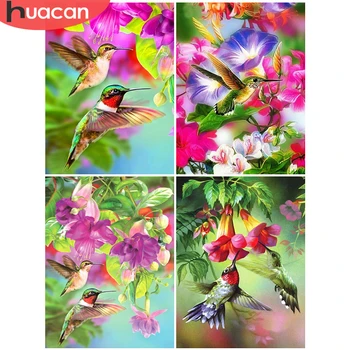 

HUACAN Full Square Diamond Painting 5D Bird Diamond Embroidery Animal Cross Stitch Gift Home Decoration Diamond Art