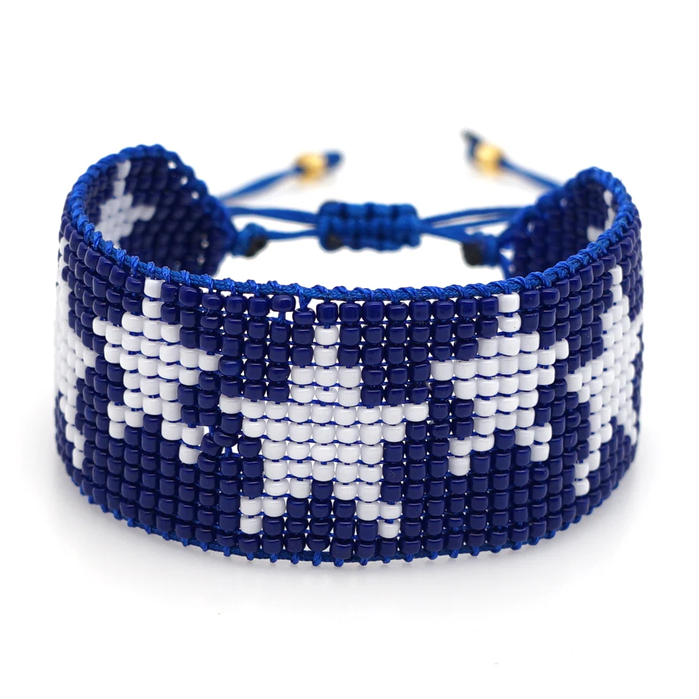 Go2boho Звездный браслет для женщин MIYUKI бусины браслеты для мужчин Insta модная нарукавная повязка ручной работы Дружба Ювелирные изделия Браслеты Mujer