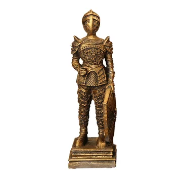 

Vintage Roman Soldier Statue European Living Room Home Decoration Figurine Crafts Office Decor Character Statue Model Handcrafts