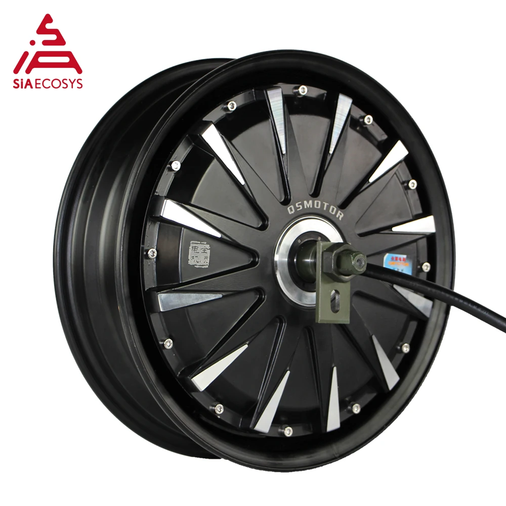 US $382.00 SiAECOSYS QSMOTOR 12inch 3000W 48V 74kph Hub Motor with EM100SP controller and kits for electric scooter