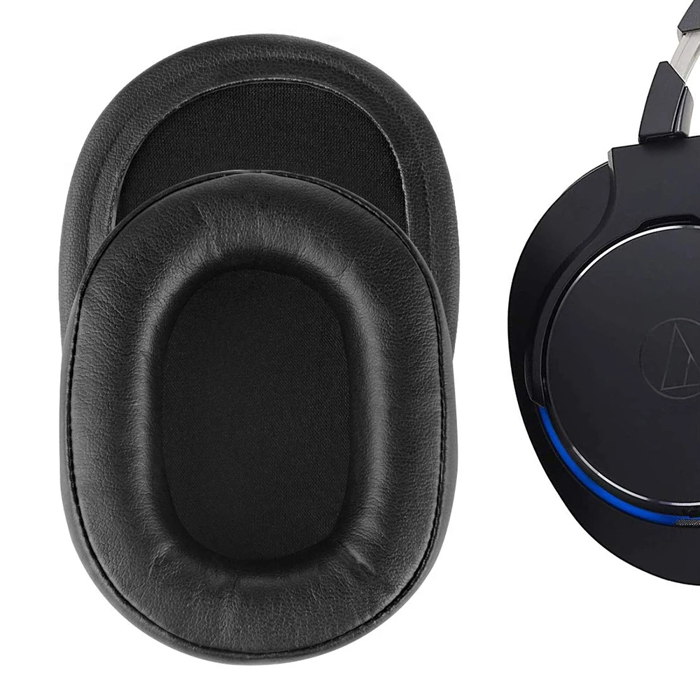 1 Pair Protein Leather Replacement Earpads Ear Pads Cushions for Shure SRH440 SRH840 SRH1440 SRH1840 Headphones