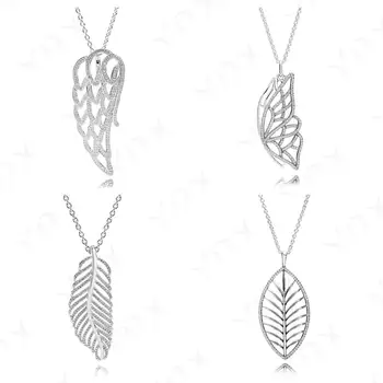 

YDX 925 Sterling Silver Necklace Women Pendant Fit Wedding Collier Femme Gift