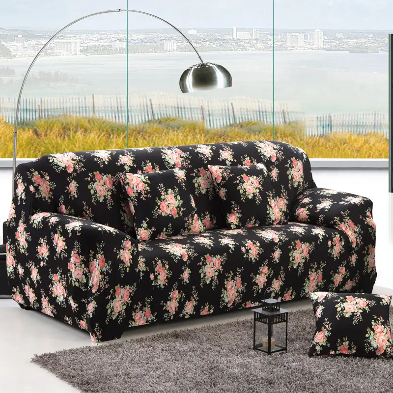 Stretch Slipcovers Sectional Elastic Stretch Sofa Cover for Living Room Couch Cover L shape Armchair Cover Single/Two/Three seat - Цвет: Color 3