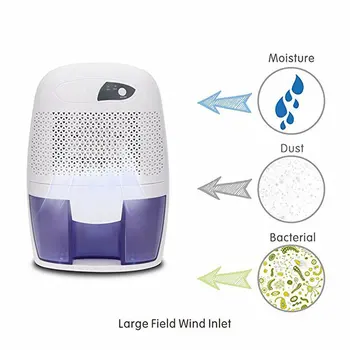 

Semiconductor Dehumidifier Mini Efficient Home Air Dryer Desiccant Moisture Absorber Low Noise Cabinet Dehumidifier