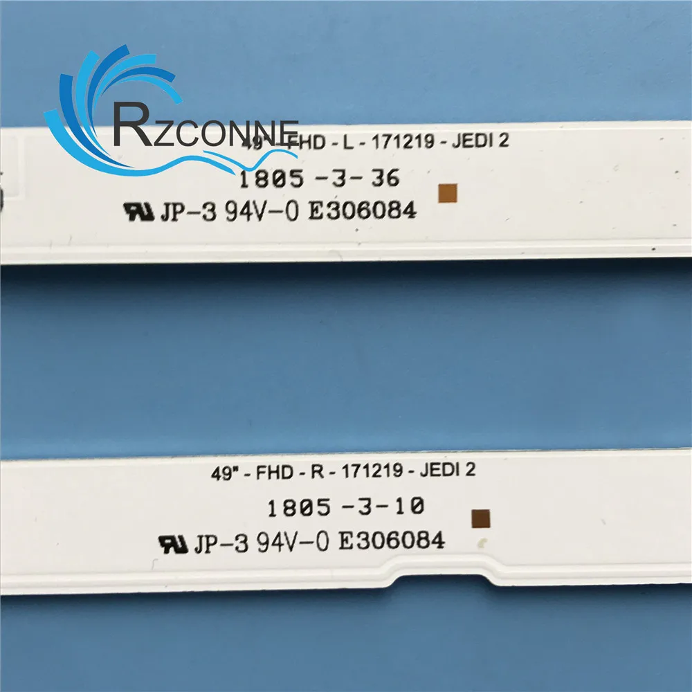 Tira de Retroiluminação Led 10 Lâmpada para 49 -fhd-l r tv V8dn490sma-r0 490smb Ua49n5380 Ua49n5300 Ue49n5000 Ua49n5100 Un49n5290 - Imagem 4