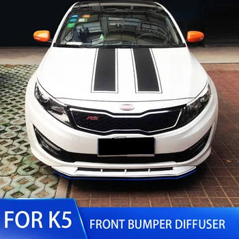 

Front Bumper Splitter Diffuser Lip Trim Wing Spoiler Cover For Kia K5 Optima K5 SX 2011 2012 2013 PP Plastic Material Painted