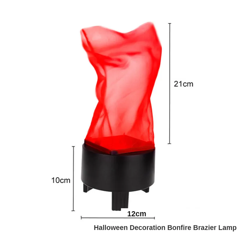 Efecto de iluminación de escenario de hoguera mágica, novedad, llama de fuego falsa Virtual, tela Led, llama de seda, luz para fiesta, KTV, Bar, entretenimiento