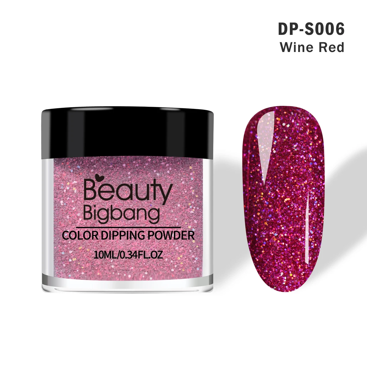 BEAUTYBIGBANG погружения порошки для ногтей градиент Французский ногтей натуральный цвет голографический блеск без лампы лечения ногтей художественные украшения