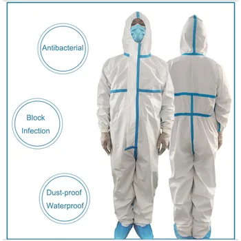 

Professional Anti- Dust 마스크 Hooded protective clothing Antibacterial Chemical Protective Dust-proof Clothing protection