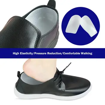 

1 Pair Height Increase Insole Unisex Heel Cushion Shoe Pad for Man Woman Invisible Height Increase Pad