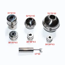 304 316L stainless steel magnetic float ball PP plastic magnetic float switch accessories