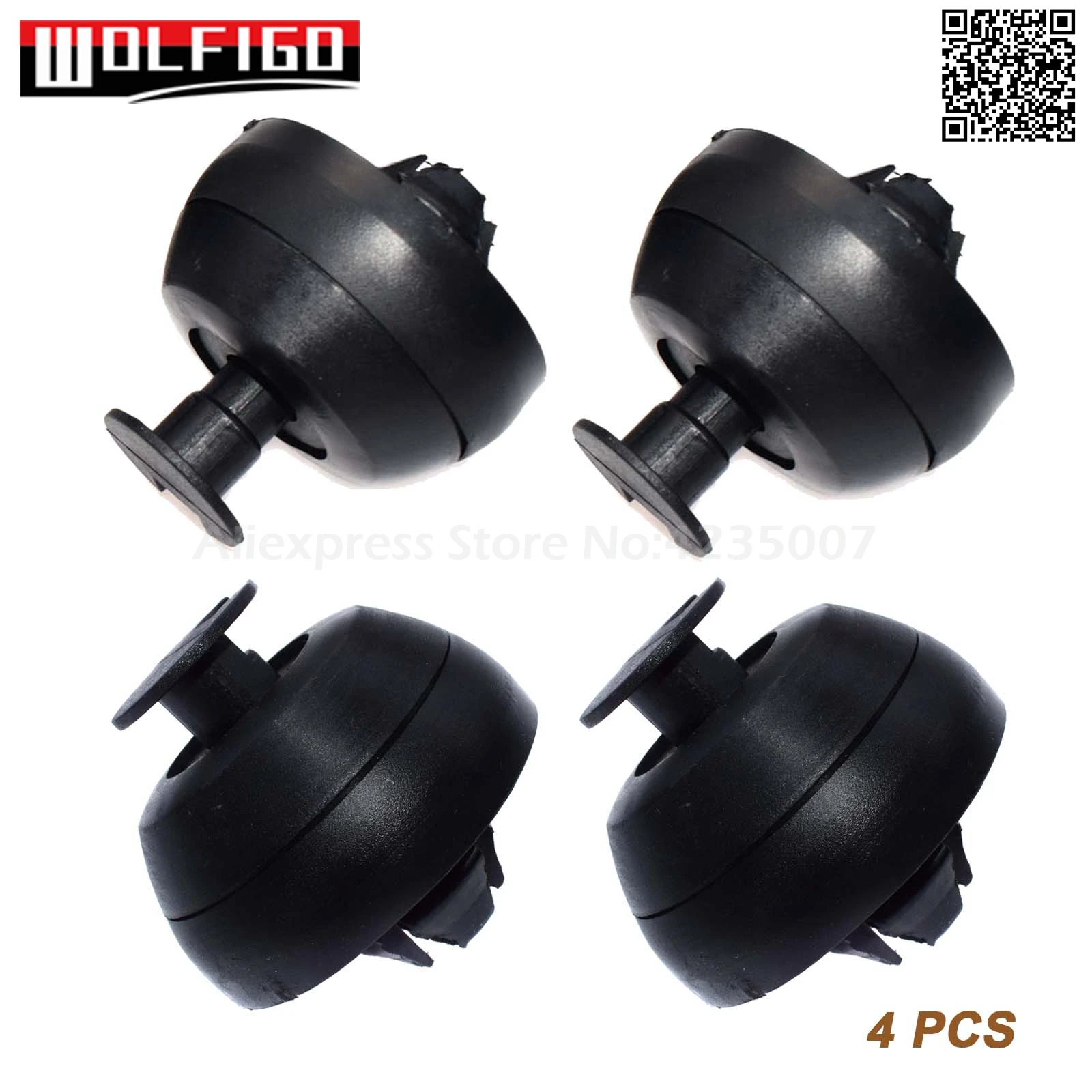 WOLFIGO Новый 4 шт. JACK PAD для Mercedes Benz W124 R129 W208 W210 W215 C208 CLK 0019979586 A0019979586 1249970986|Деталь шасси|