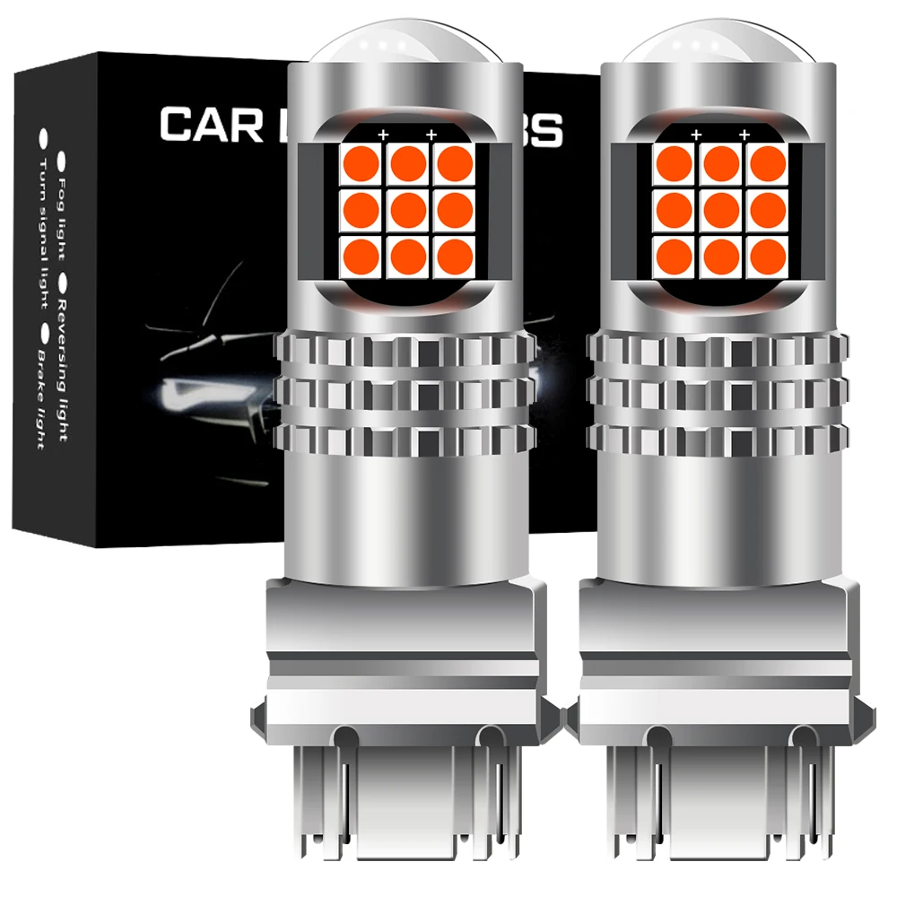 

2x BA15S P21W 1156 LED Bulb W21W 7443 W21/5W 1157 7440 LED Turn Signal T25 3156 3157 P27/7W Reverse Brake Lights DRL Auto Lamp