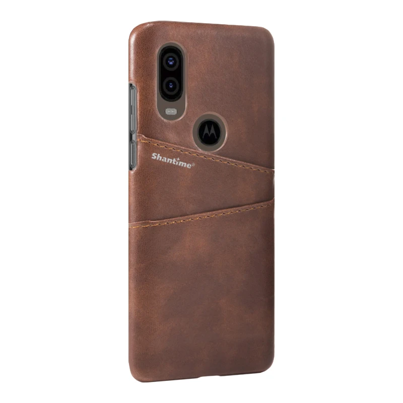 Роскошная винтажная Обложка на заднюю панель из искусственной кожи для Motorola One Vision чехол для телефона для Motorola Moto P40 чехол со слотом для карт