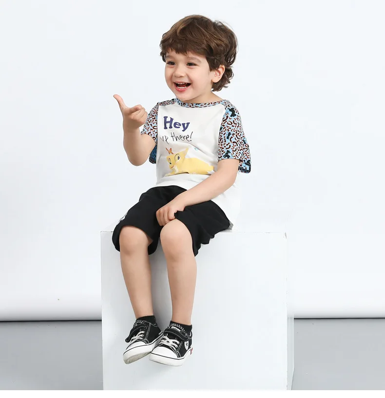 Детская одежда «Король Лев Дисней» г. Новая Футболка Летний хлопковый топ с короткими рукавами для мальчиков и девочек, детские топы для девочек