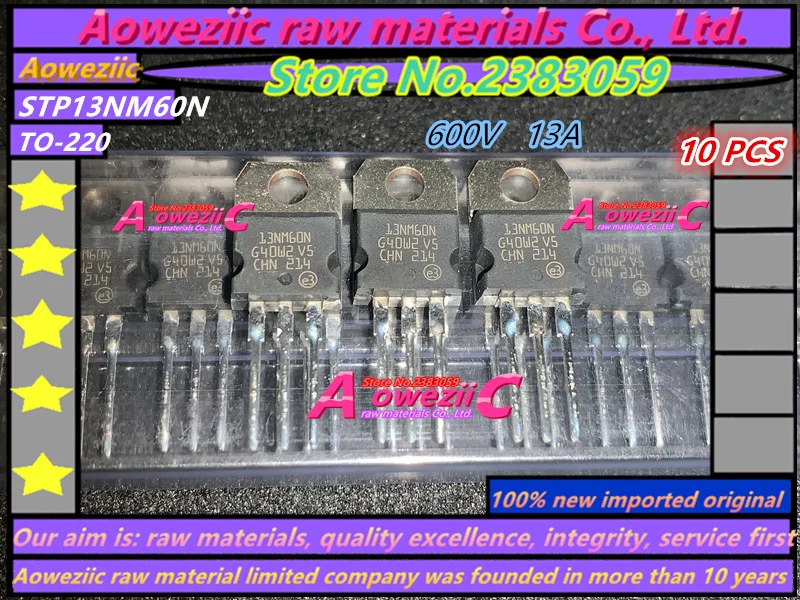 Aoweziic 100% новая импортная оригинальная STP13NM60N 13NM60N STP15NM60ND 15NM60ND STP36NF06L P36NF06L STP80NF55 06 P80NF55 06 TO 220|Запасные части| | АлиЭкспресс