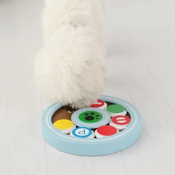 

Pet Cats Hi Toy Interactive Pet Slow Eating Feeder Dog Interactive Puzzle Food Dispenser Feeding Dogs Training Intelligence Toys